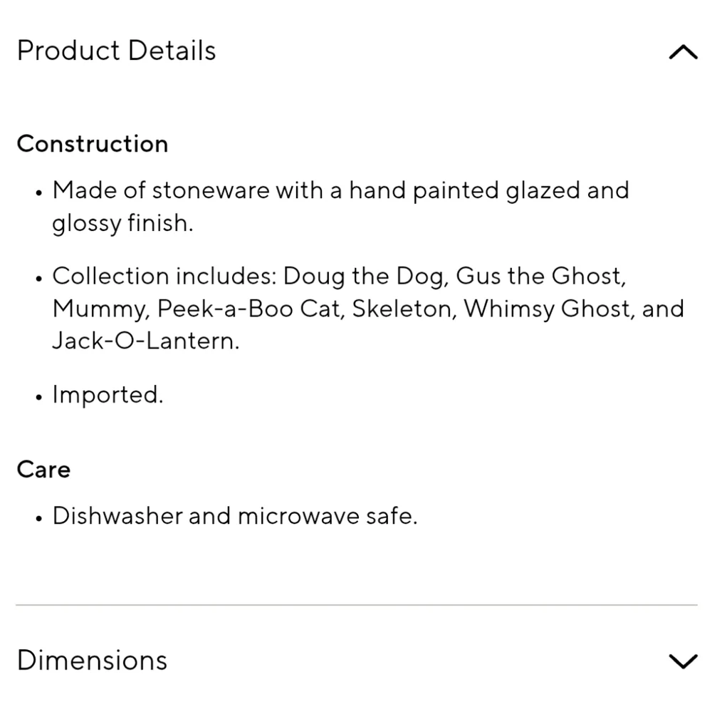Pottery Barn Mug Gus the Ghost Halloween